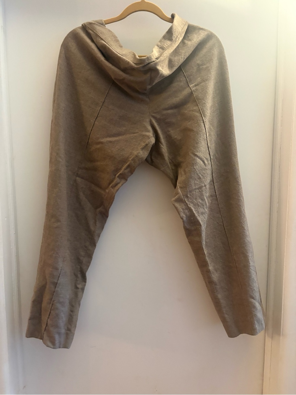Akris Brown/Taupe Women's Wool Trousers Label - Bergdorf Goodman